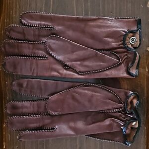 Men’s large capeskin vintage leather driving gloves